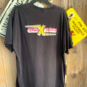 Vintage Y2K Game X change promo  Black Short Sleeve Tee 2XL with Vibrant Graphic
